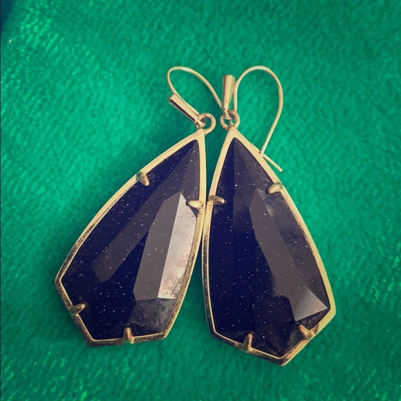 Kendra Scott Navy Earrings - Picture 1 of 3